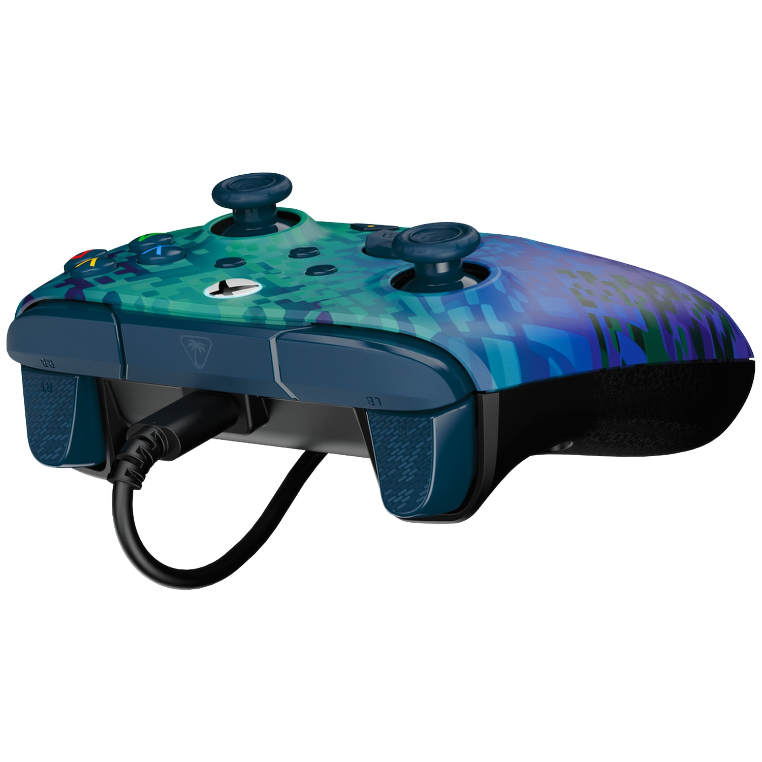 TURTLE BEACH Manette filaire avancée Rematch – Glitch Green (Xbox Series)