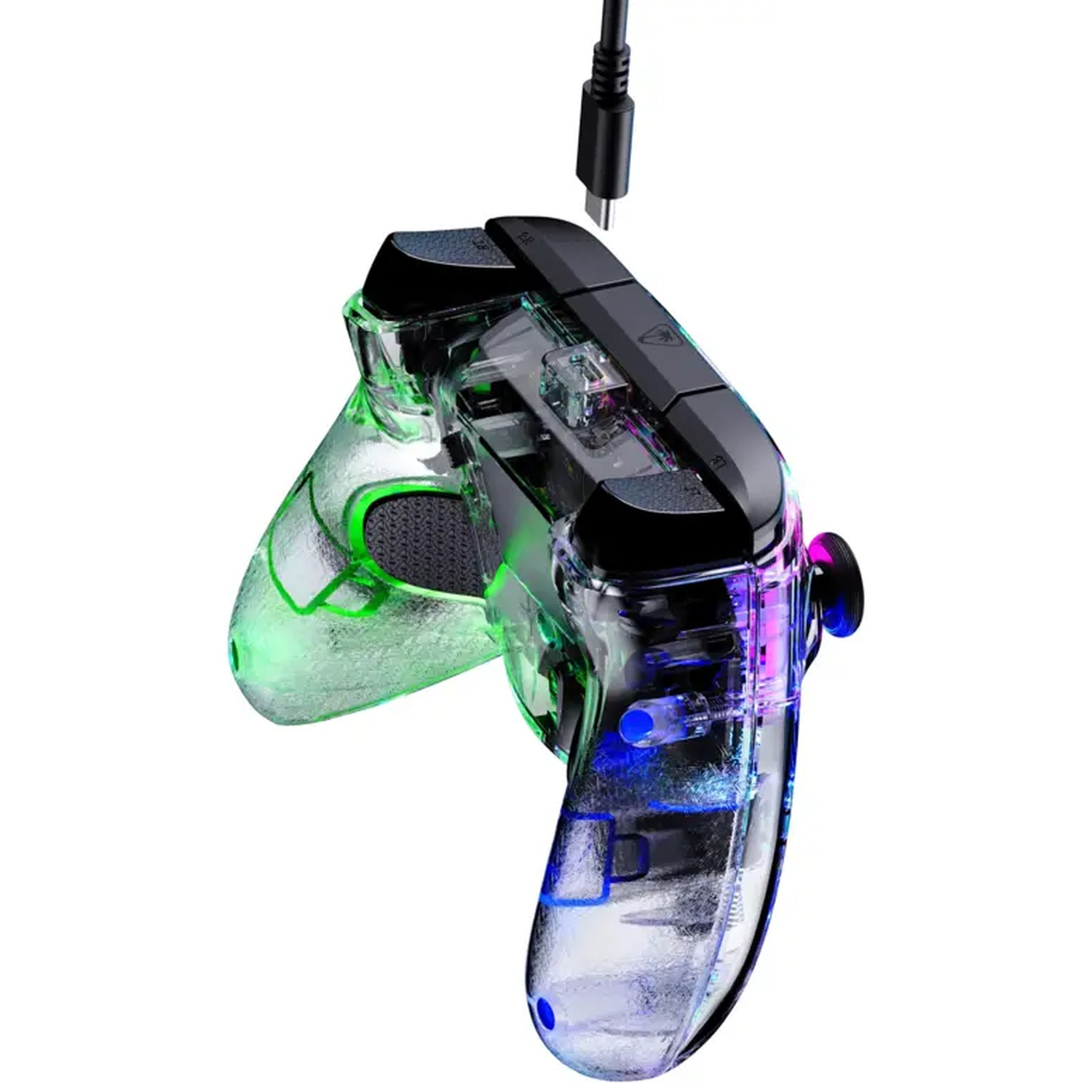 TURTLE BEACH Manette filaire Afterglow Wave – Transparent (Xbox Series, Xbox One, PC)