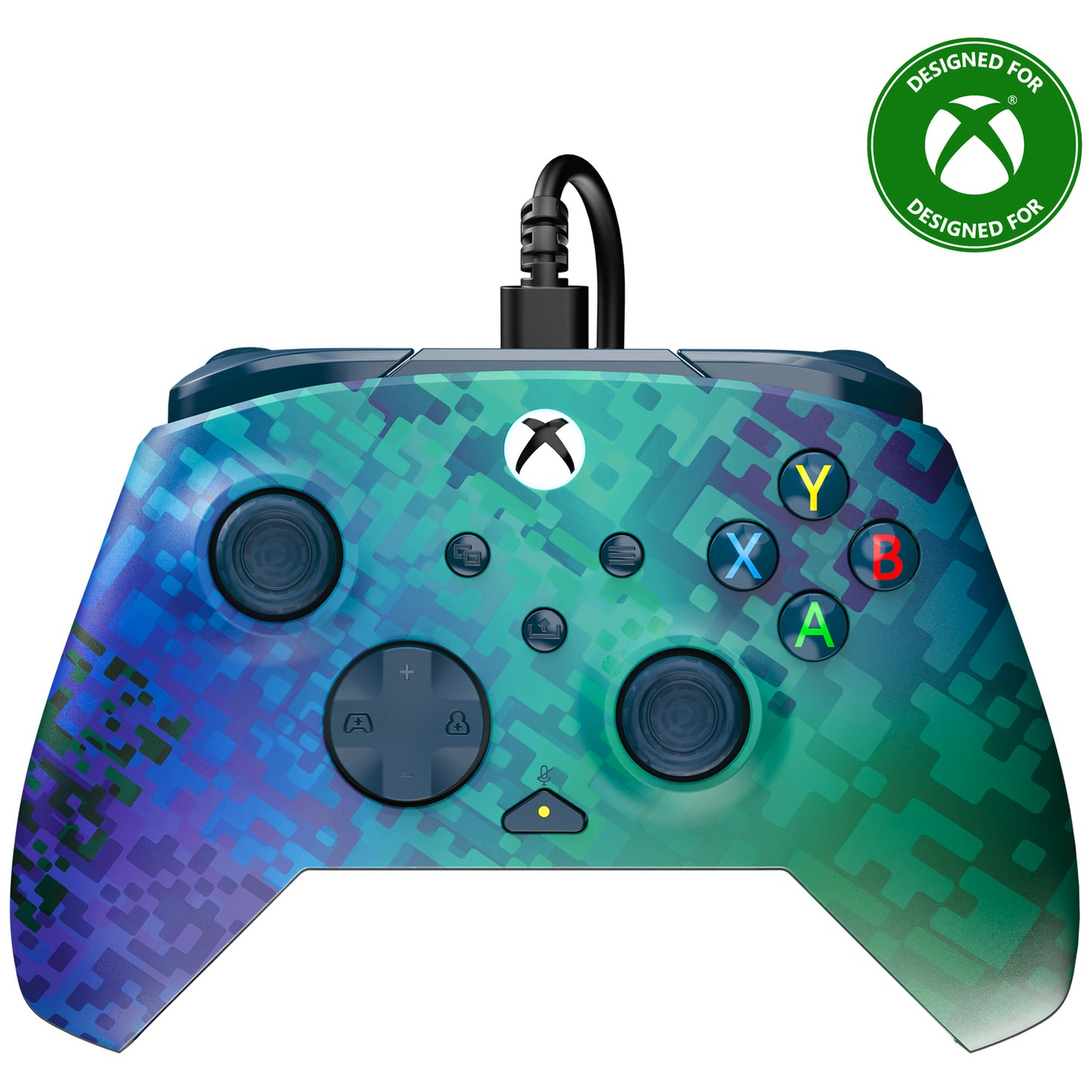 TURTLE BEACH Manette filaire avancée Rematch – Glitch Green (Xbox Series)