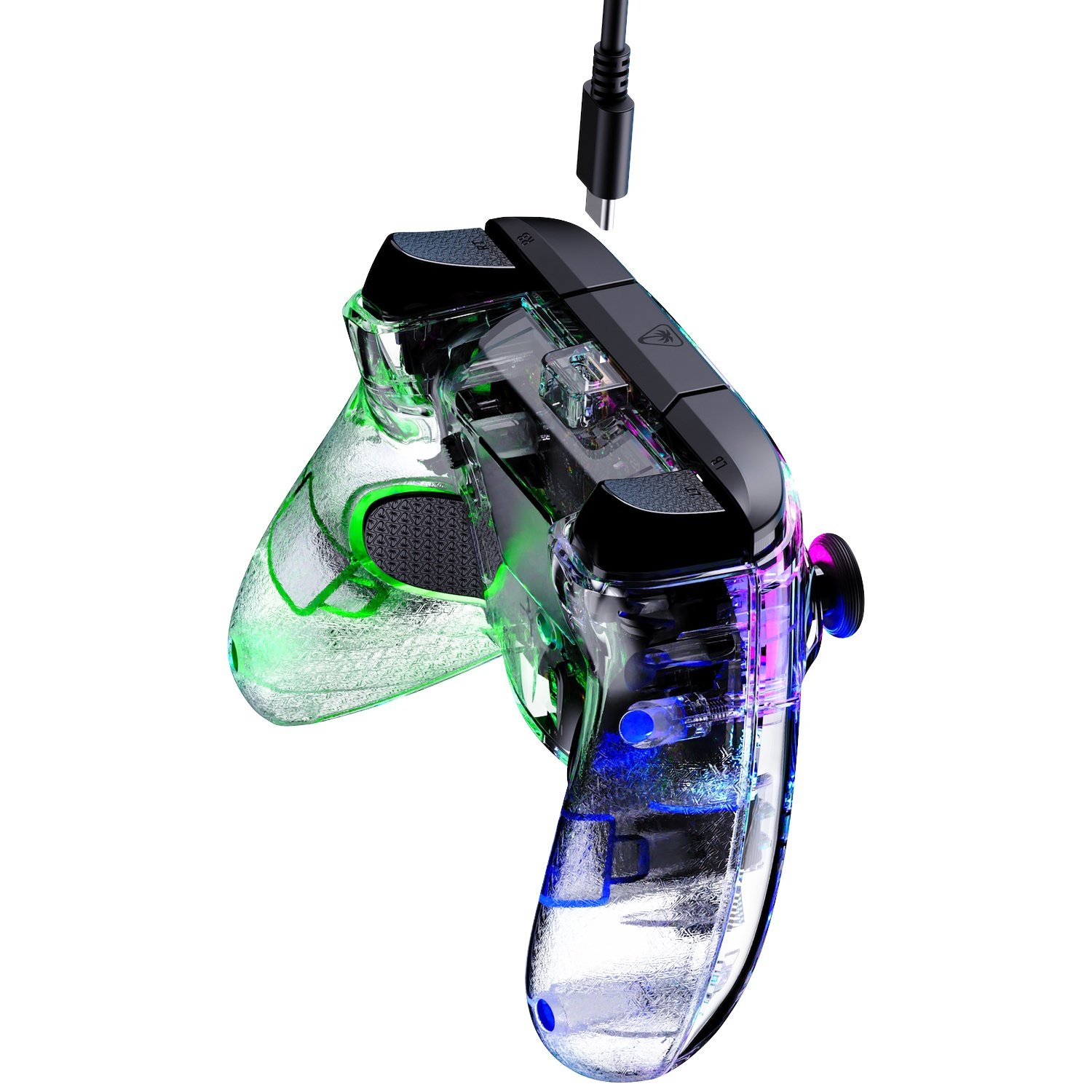 TURTLE BEACH Manette filaire Afterglow Wave – Transparent (Xbox Series, Xbox One, PC)