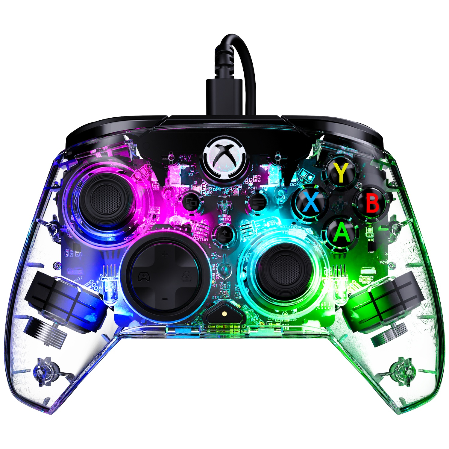 TURTLE BEACH Manette filaire Afterglow Wave – Transparent (Xbox Series, Xbox One, PC)