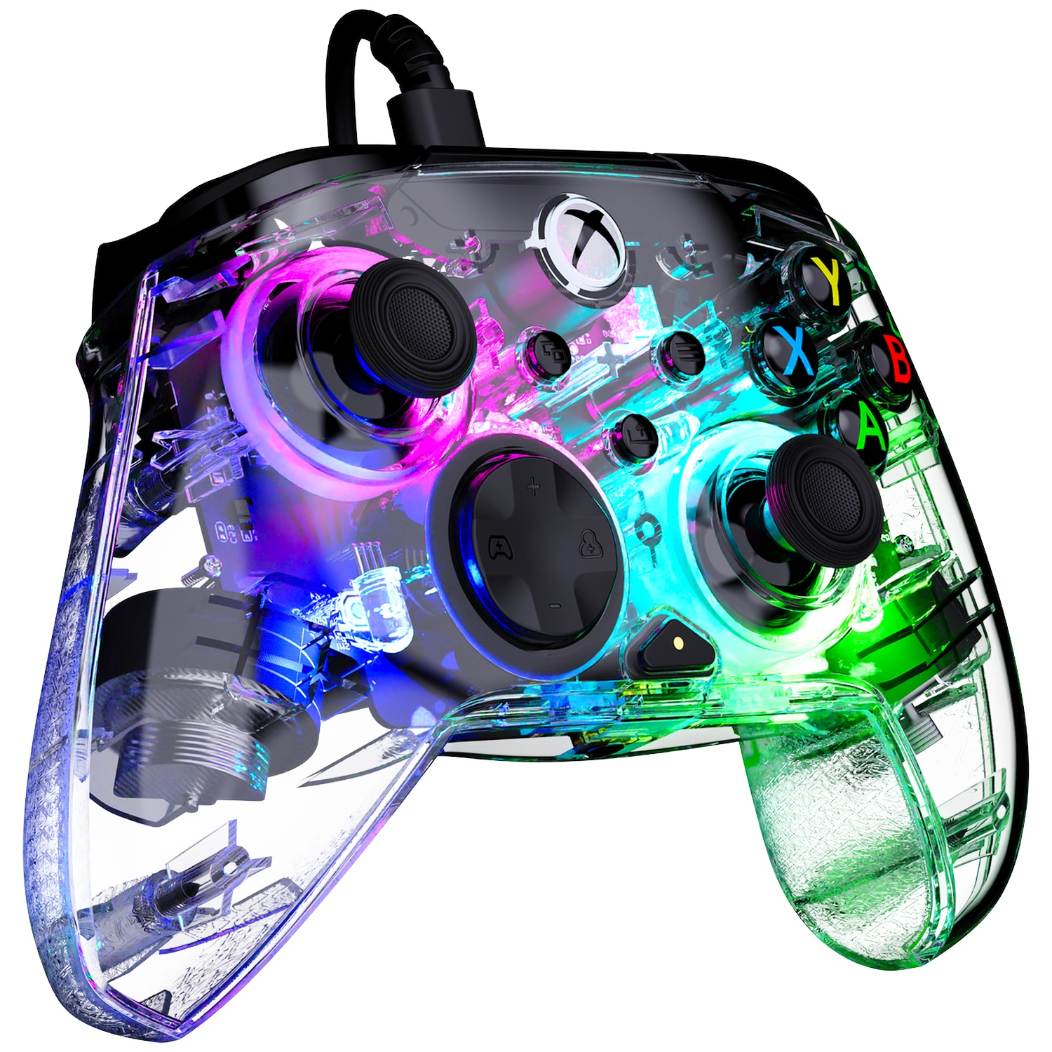TURTLE BEACH Manette filaire Afterglow Wave – Transparent (Xbox Series, Xbox One, PC)
