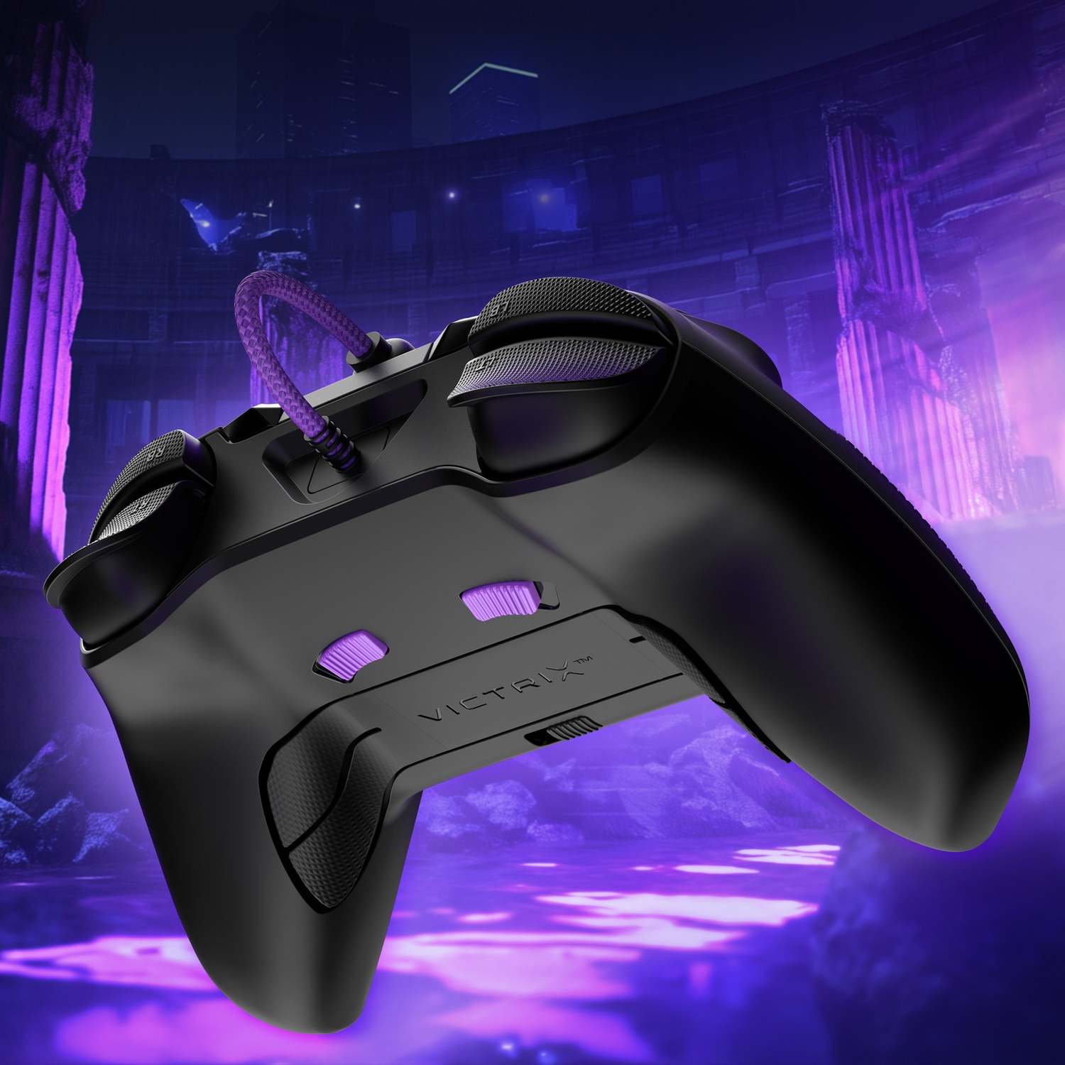 TURTLE BEACH Manette filaire Victrix Gambit Prime – Gris (Xbox Series X, S, One, PC)
