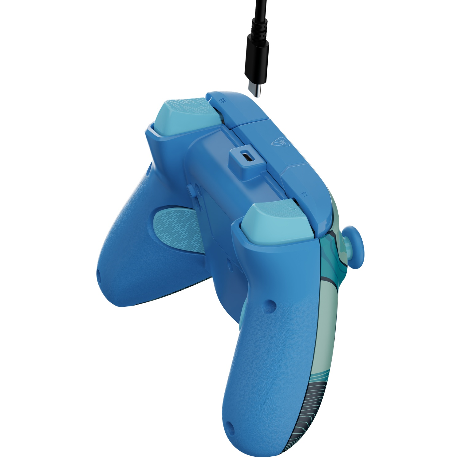 TURTLE BEACH Manette filaire avancée Rematch – Blue Kitsune EverGLOW (Xbox Series)