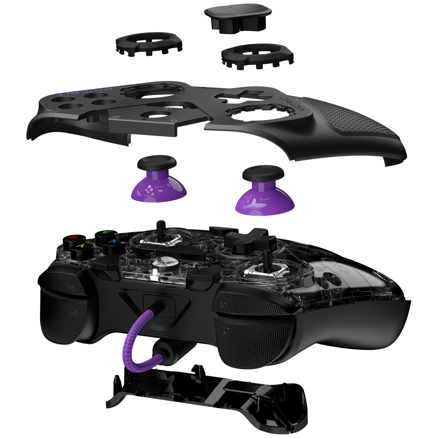 TURTLE BEACH Manette filaire Victrix Gambit Prime – Gris (Xbox Series X, S, One, PC)
