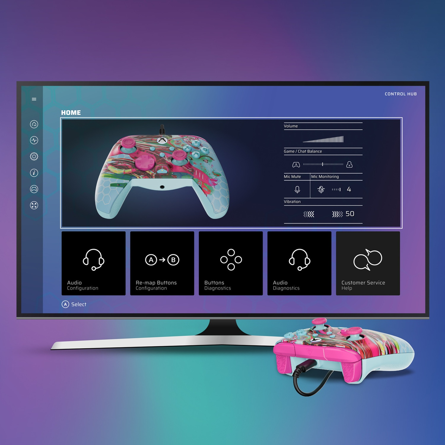 TURTLE BEACH Manette filaire avancée Rematch – Android Dream (Xbox Series)