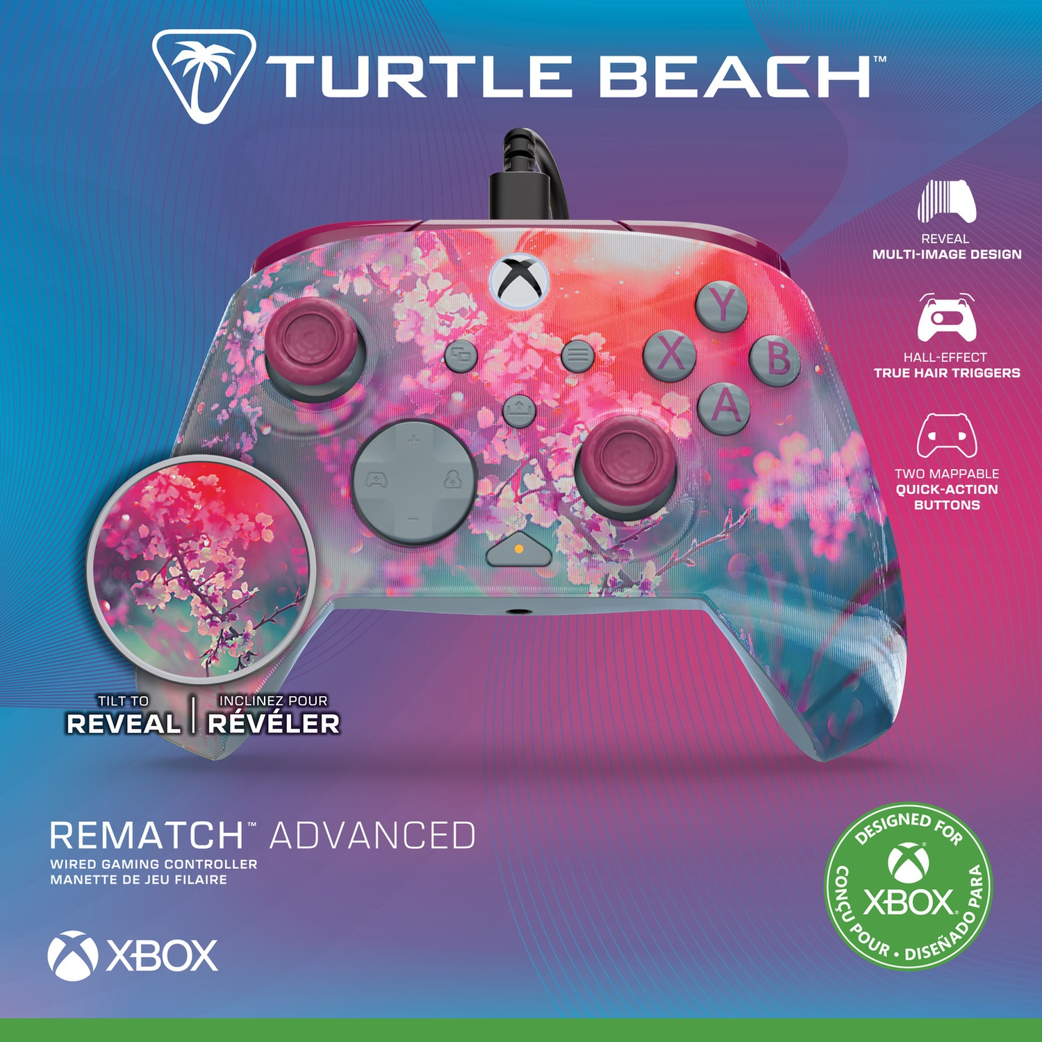 TURTLE BEACH Manette filaire avancée Rematch – Kyoto Bloom Reveal (Xbox Series)