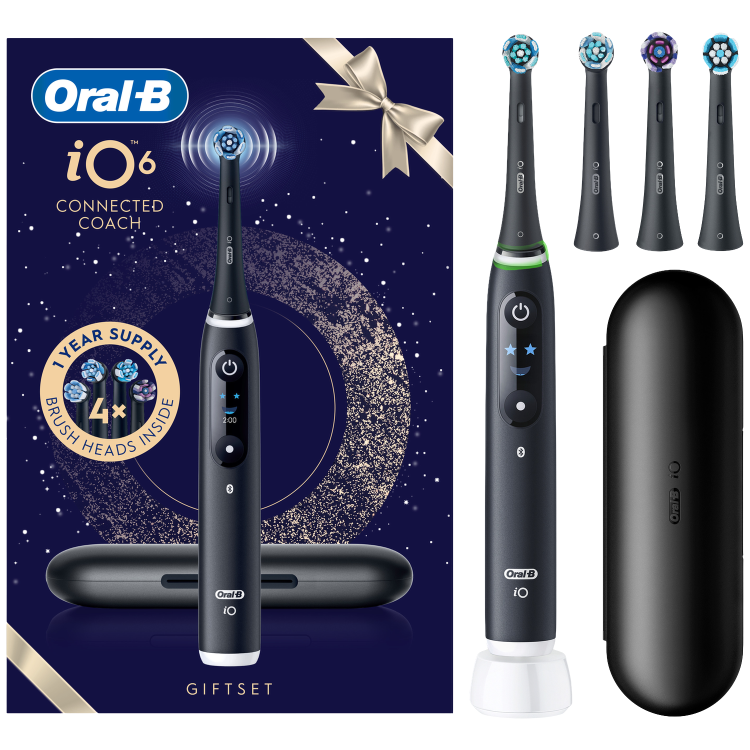 ORAL B iO6 holiday Elektrische tandenborstel Zwart