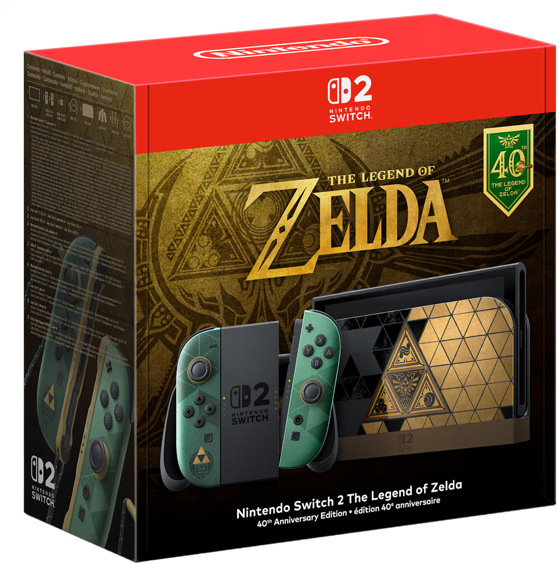 NINTENDO Switch 2 - The Legend Of Zelda 40th Anniversary Edition