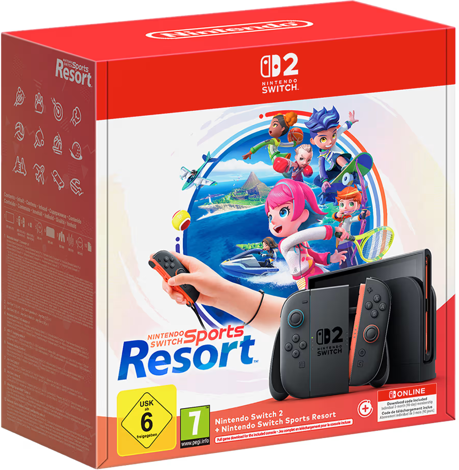 NINTENDO Switch 2 + Nintendo Sports Resort 3 hónapos Online előfizetés