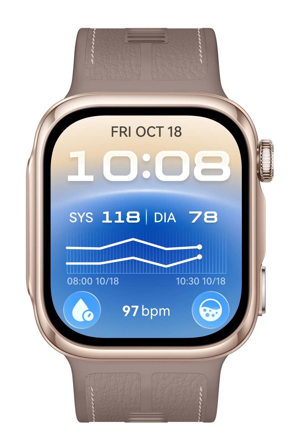 Smartwatch HUAWEI Watch D3 Brązowy