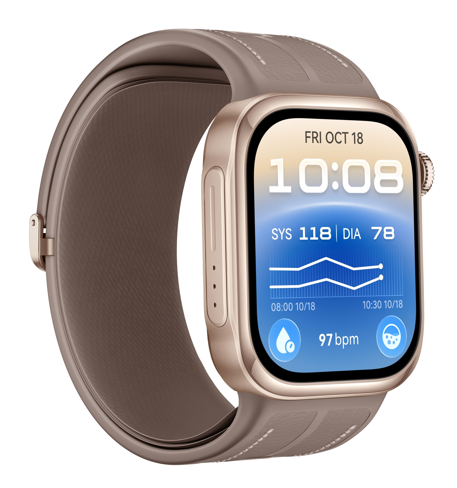 Smartwatch HUAWEI Watch D3 Brązowy
