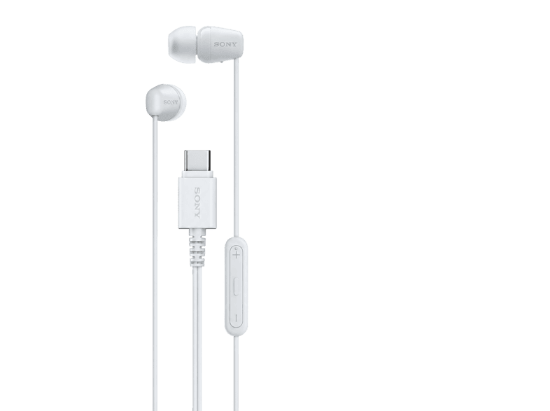SONY Mikrofonlu Kablolu USB-C Kulak İçi Kulaklık Beyaz