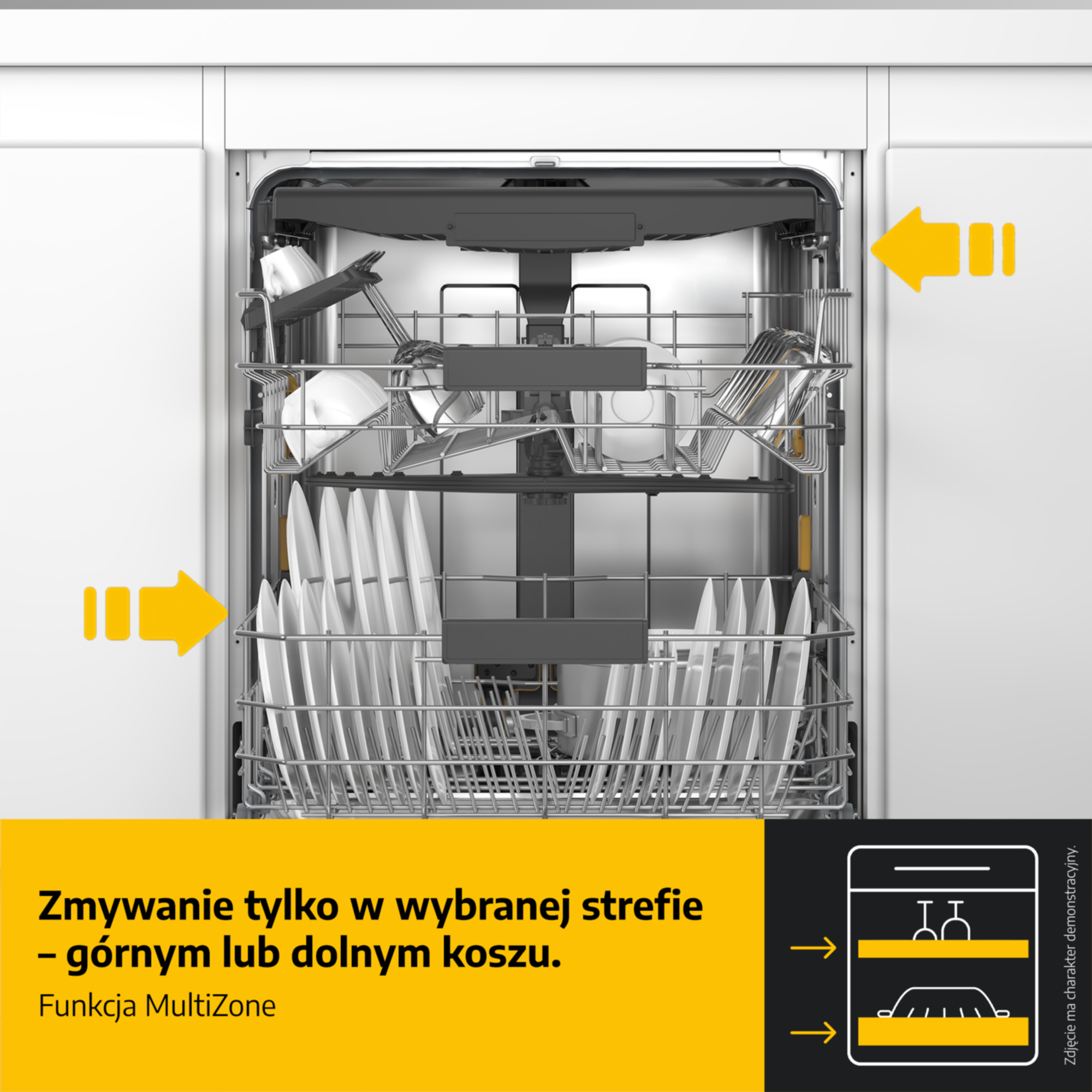 Zmywarka WHIRLPOOL WH6ITB14B1N6LWS PowerClean Pro Autootwieranie drzwi Zdalne sterowanie Zawiasy ślizgowe 14kpl. 60cm