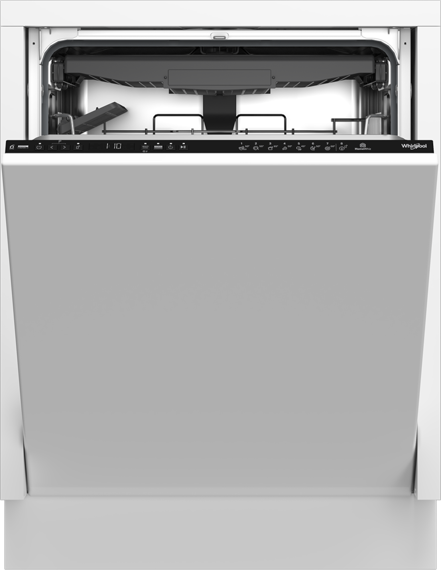 Zmywarka WHIRLPOOL WH6ITB14B1N6LWS PowerClean Pro Autootwieranie drzwi Zdalne sterowanie Zawiasy ślizgowe 14kpl. 60cm