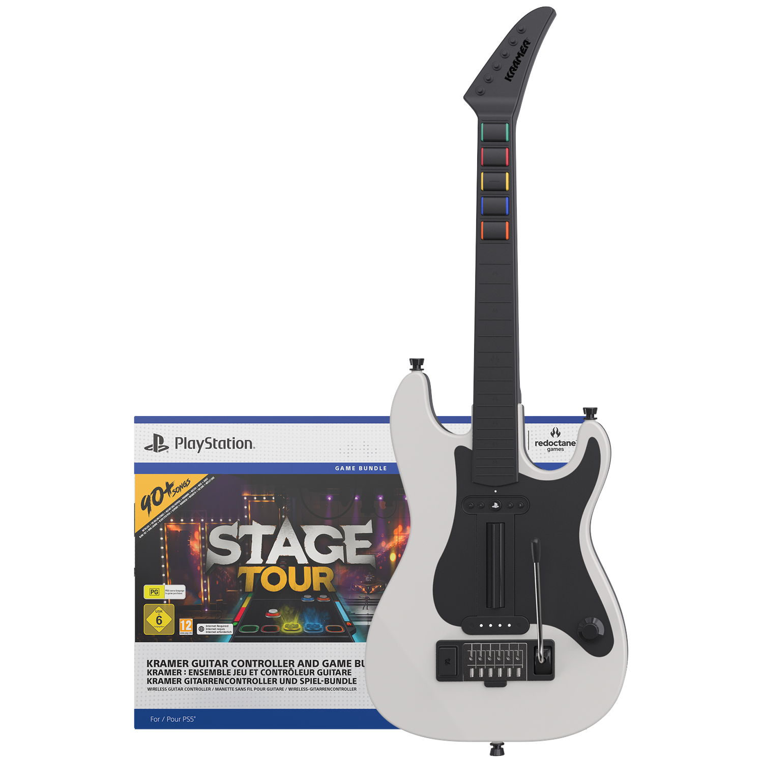 Koch Software Stage Tour Game + Kramer Guitar Controller Bundle - PS5
