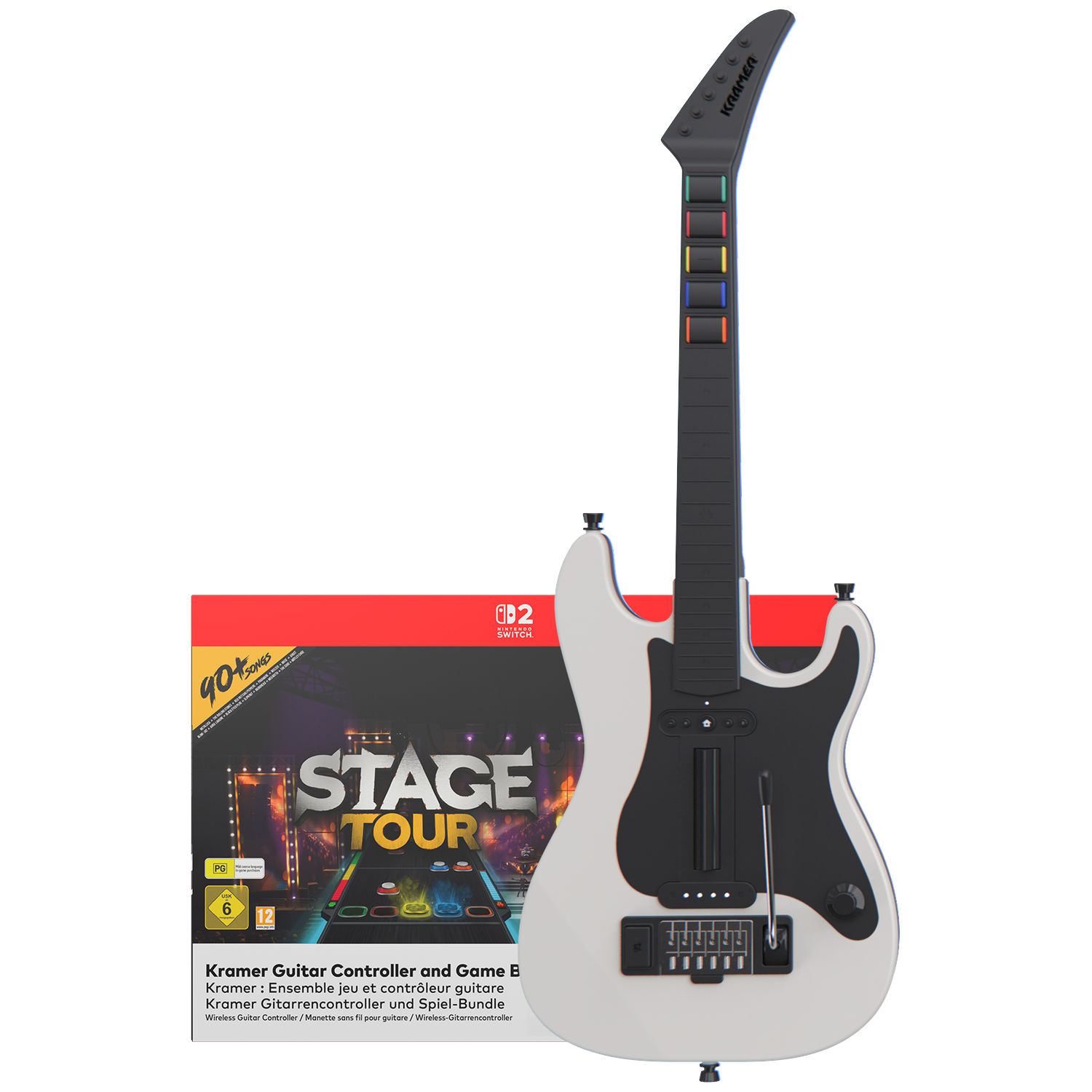 Koch Software Stage Tour Game + Kramer Guitar Controller Bundle - Switch 2 (download Code)