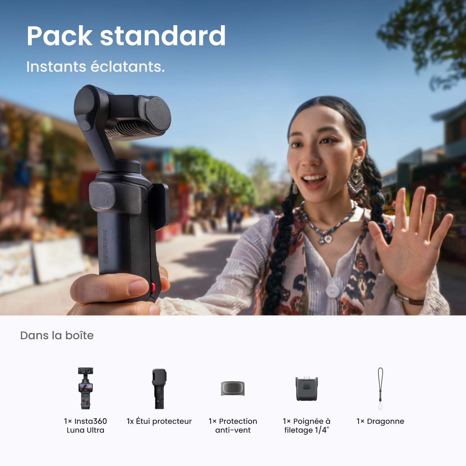 INSTA360 Luna Ultra Standard Cosmic Black - Actioncam