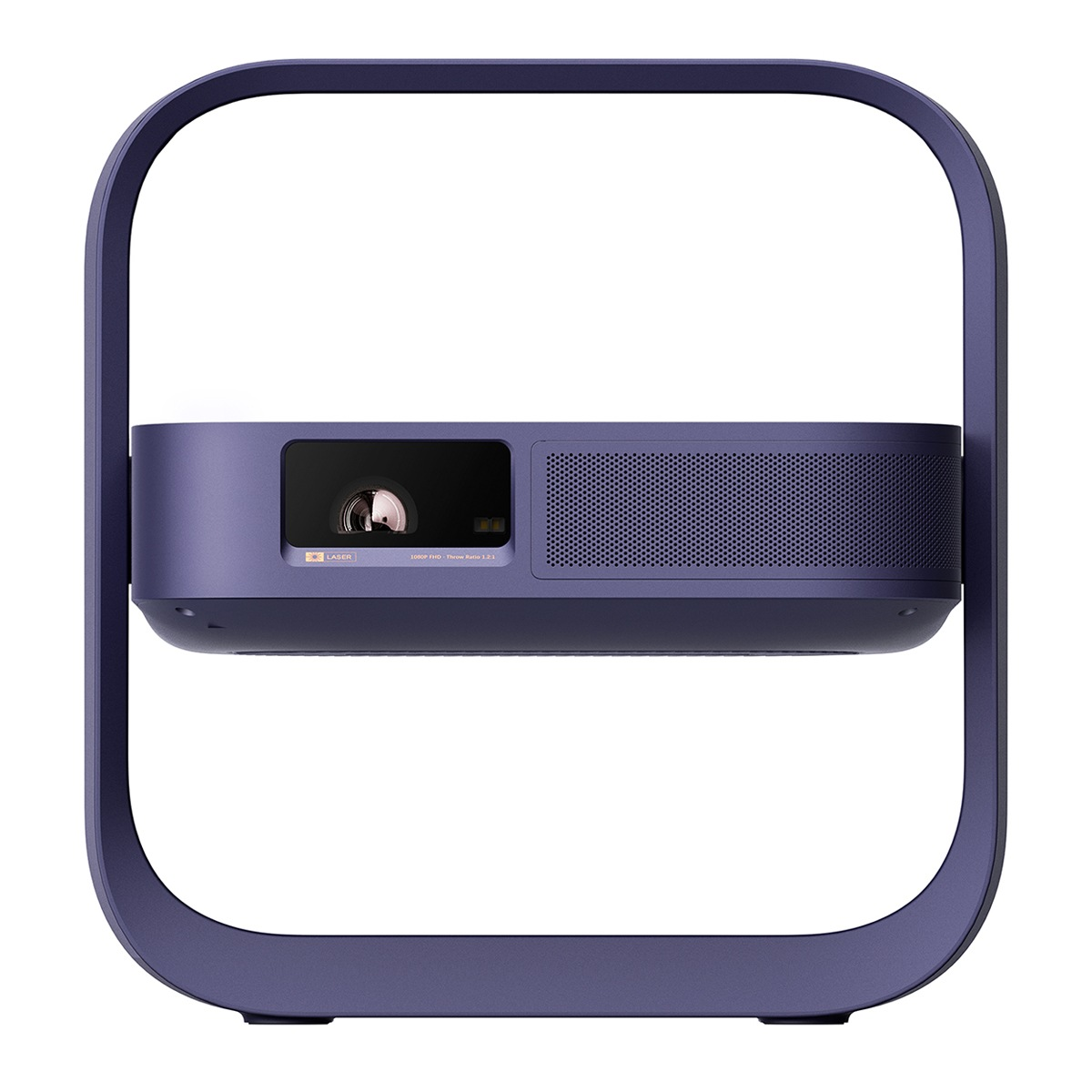 Proyector - Xgimi Elfin Flip Laser, 20000 h, Full-HD, Altavoz Harman Kardon de 7 W, Soporte ajustable de hasta 150 grados, Morado