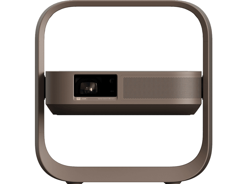 Proyector - Xgimi Elfin Flip 4K, 20000 h, UHD Soporte ajustable hasta 150º, Altavoz Harman Kardon de 7 W, Marrón