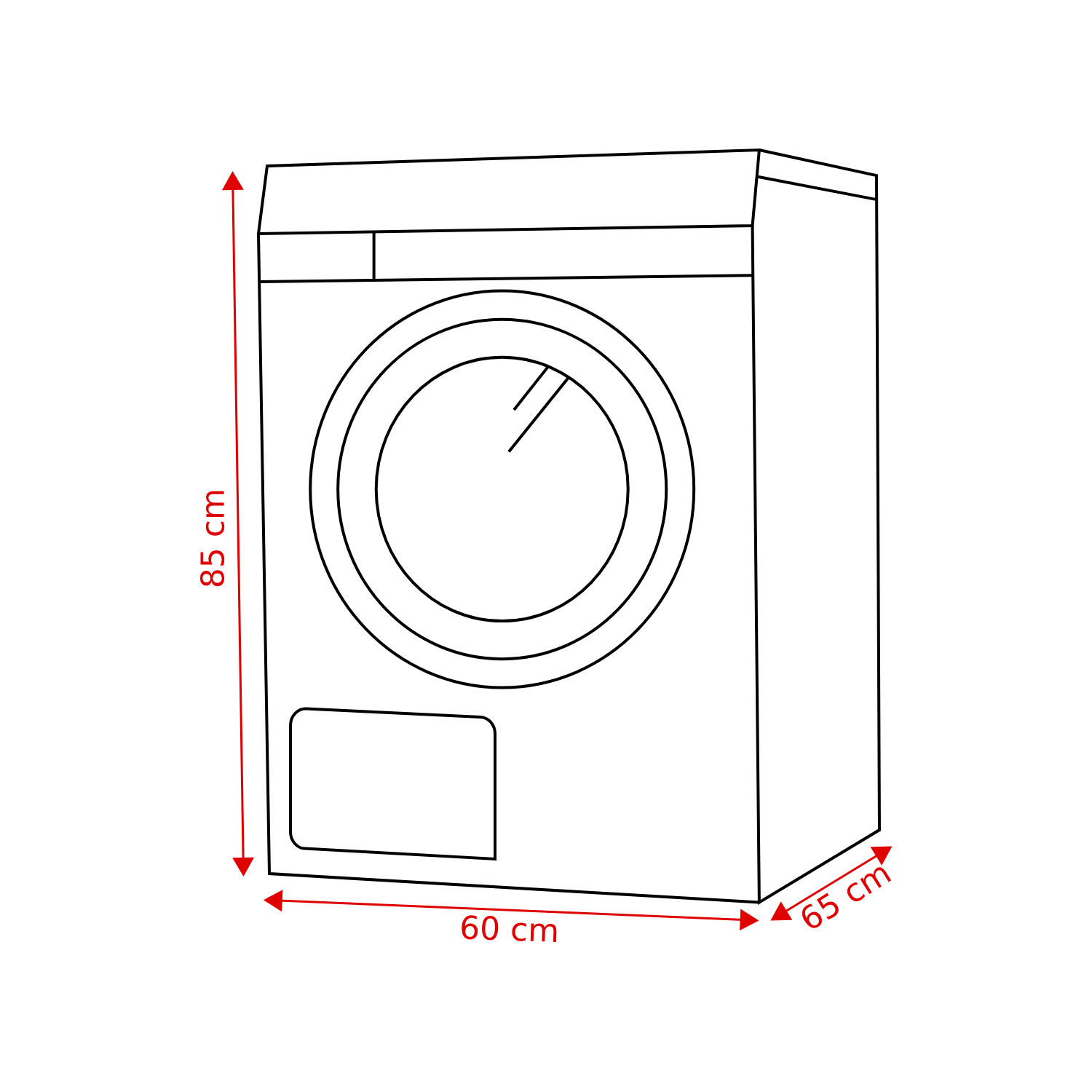 HISENSE Sèche-linge à pompe à chaleur DH7I108BBAB/BLX – 10 kg – 60 dB – Classe énergétique A