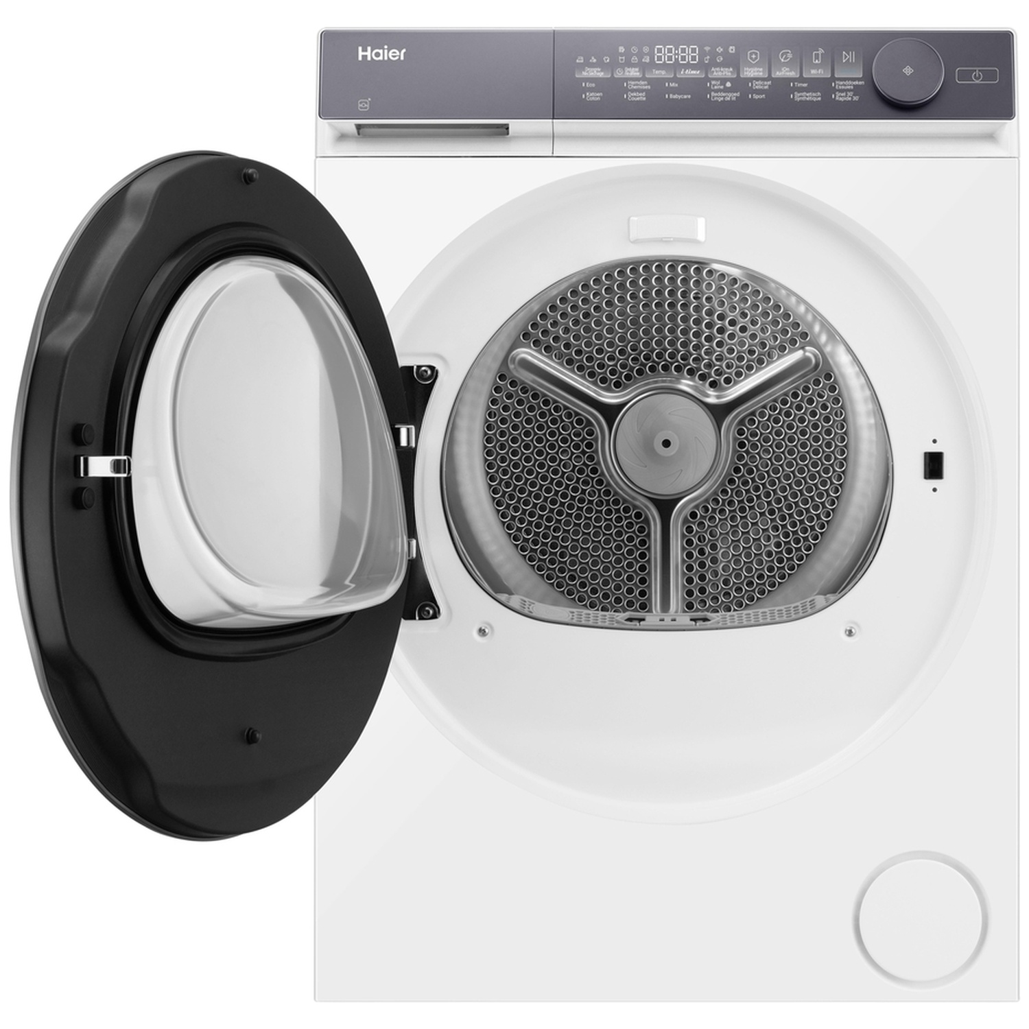 HAIER HD80-C367U1-DF - 8 kg - 62 dB - Classe énergétique C - Sèche-linge à pompe à chaleur