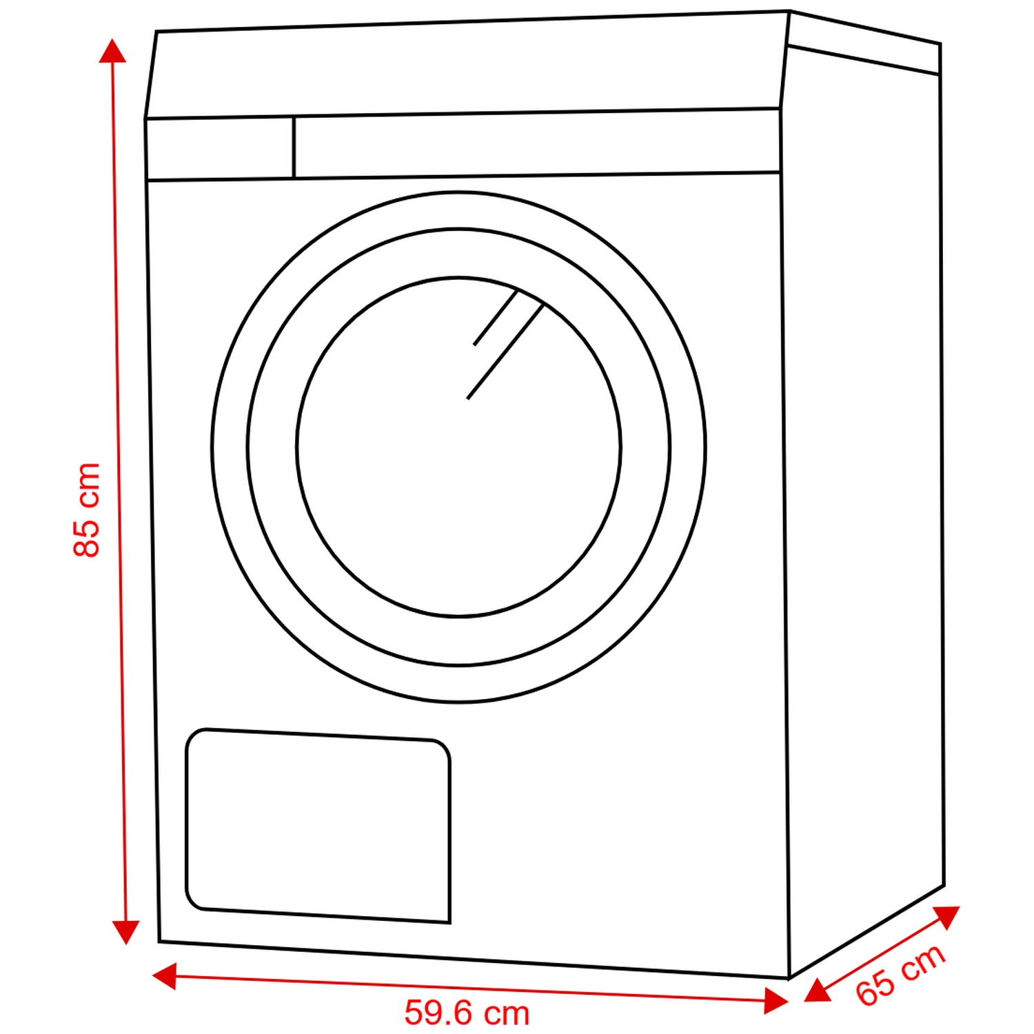 HAIER HD90-B939E-DF - 9 kg - 63 dB - Classe énergétique B - Sèche-linge à pompe à chaleur