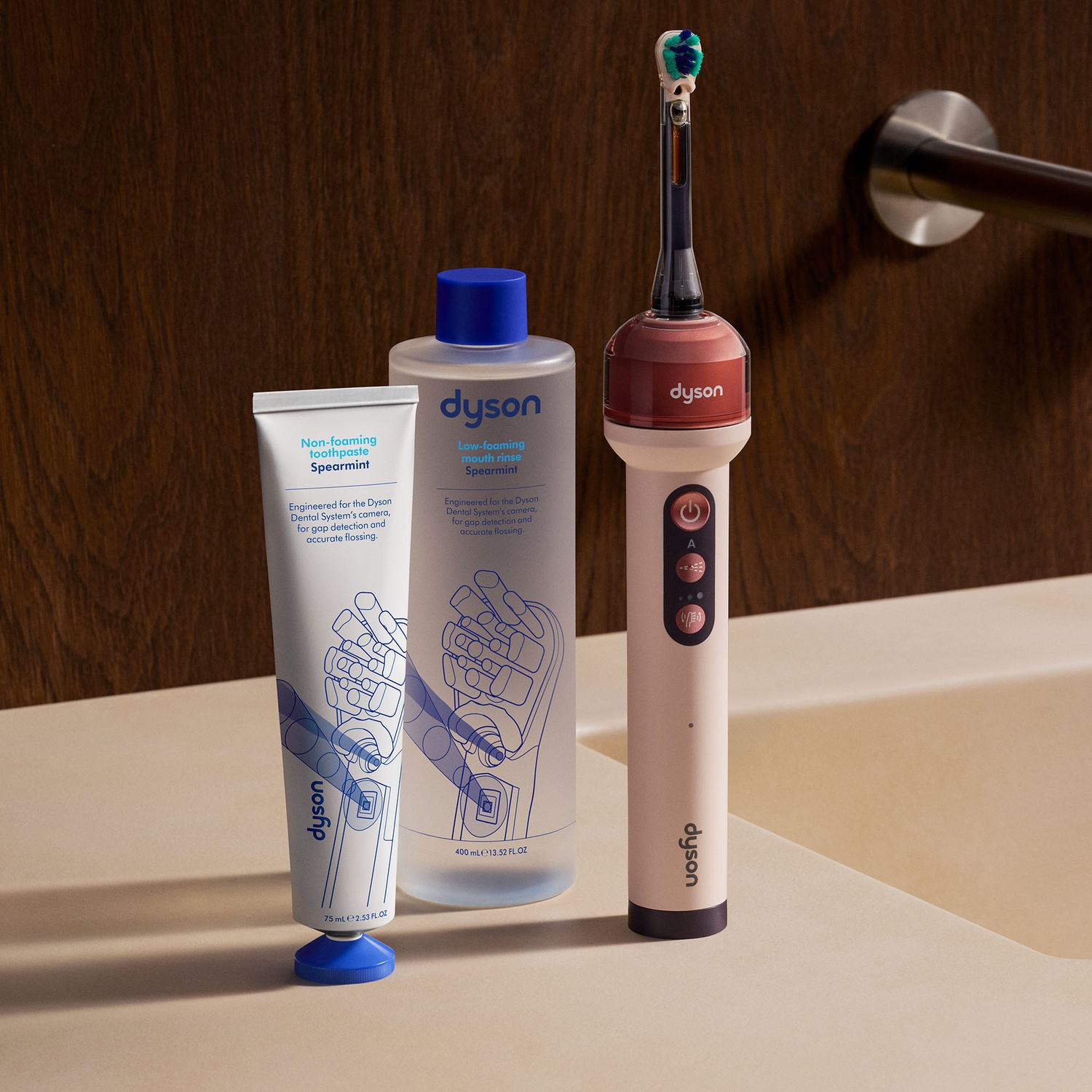 DYSON CameraJet Pale Kit Brosse à dents électrique Ceramic Pink