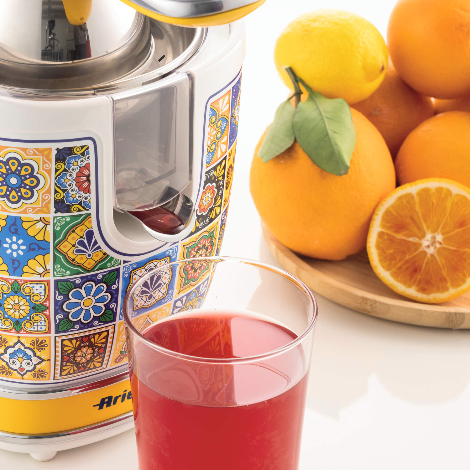 SPREMIAGRUMI ARIETE SPREMIAGRUMI POSITANO, Potenza 85 W, Recipiente succo da 0,6 l, 2 velocità velocità, in Metal, MULTICOLORE
