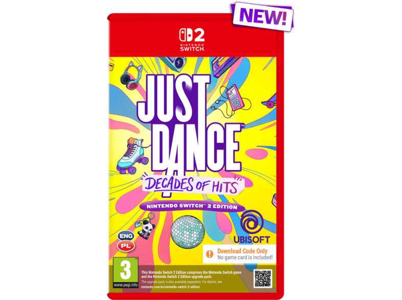 Gra Nintendo Switch 2 CENEGA Just Dance Decades of Hits