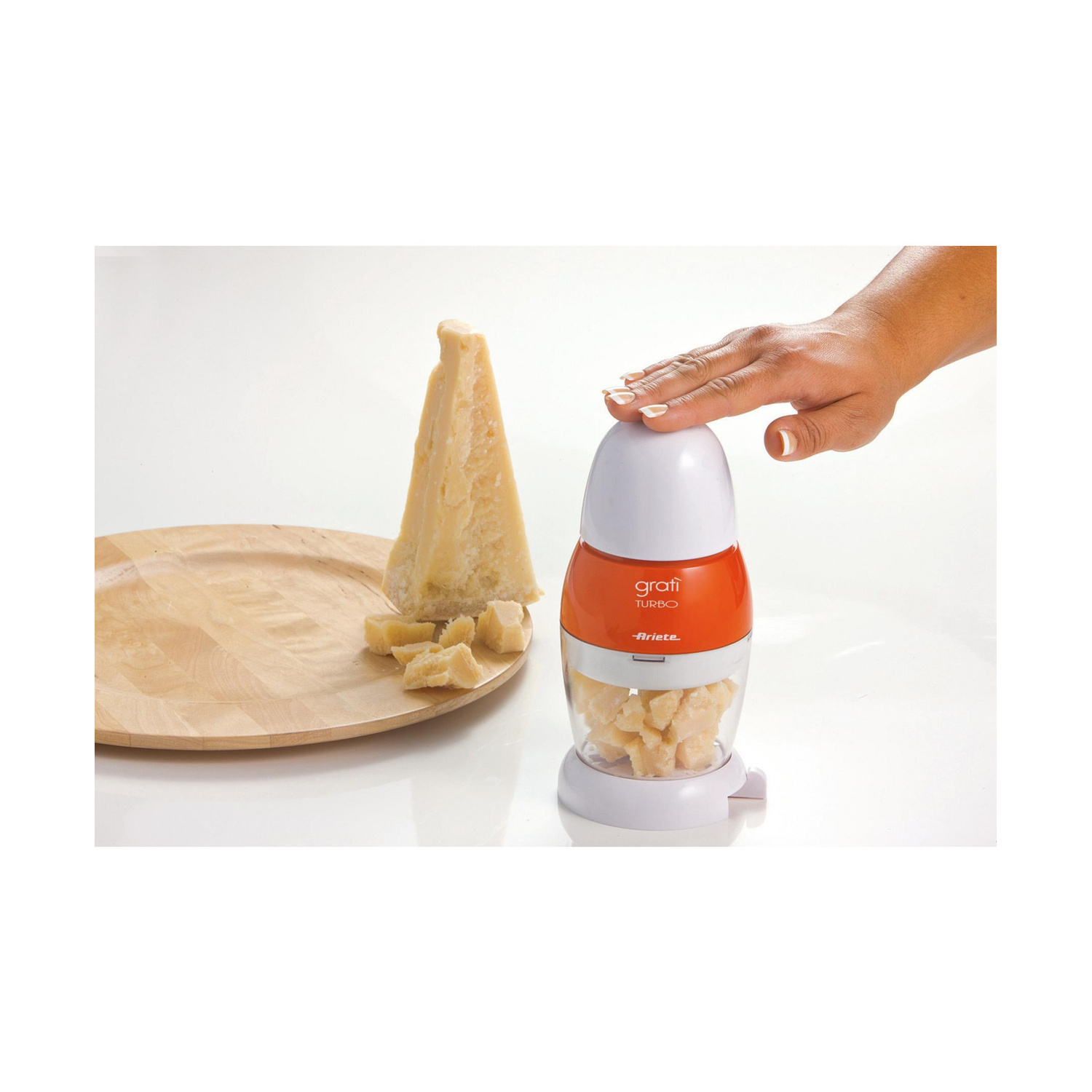 Grattugia elettrica ARIETE GRATì TURBO, 200W, Adatta anche per pane secco, cioccolato, frutta secca