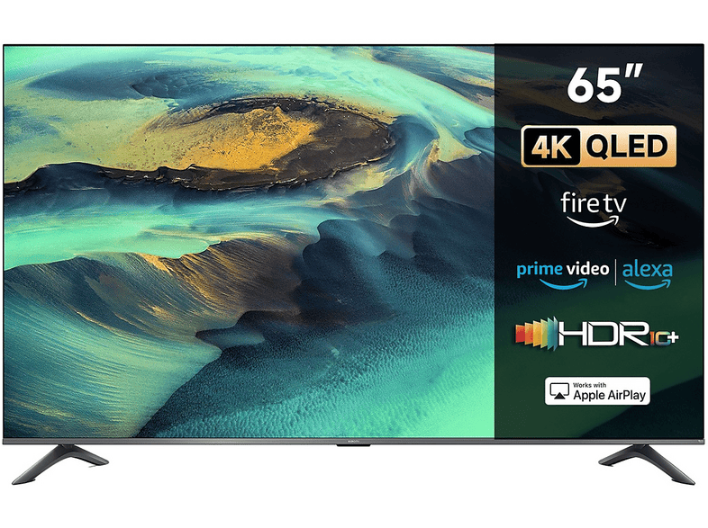 XIAOMI 65 F PRO 2026, Smart TV, ", QLED, Fire 4K UHD, Basic AI, Alexa integrata, Apple AirPlay, Black, Classe