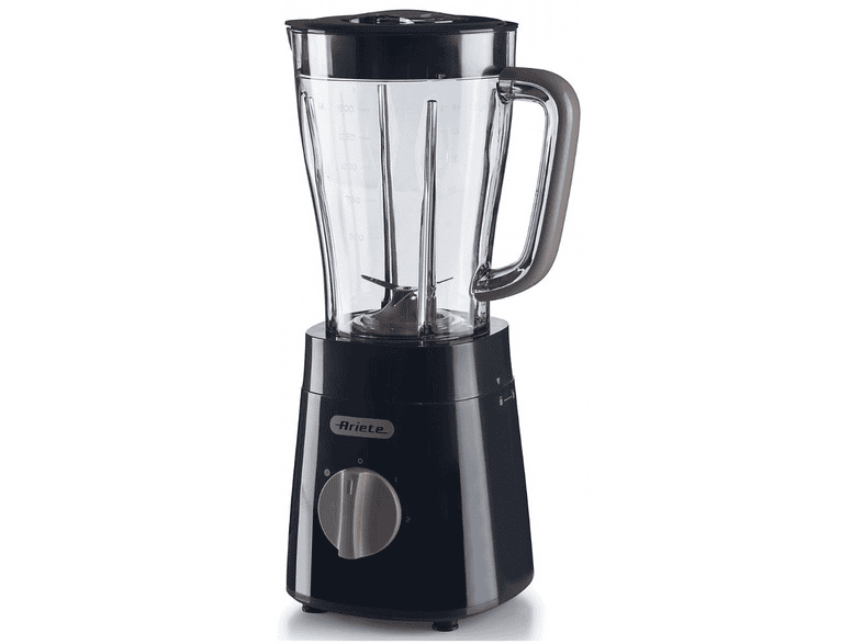 FRULLATORE ARIETE FRULLATORE, Potenza 500 W, Caraffa da 1.5 l, 2 velocità, Plastica, Acciaio inox, NERO