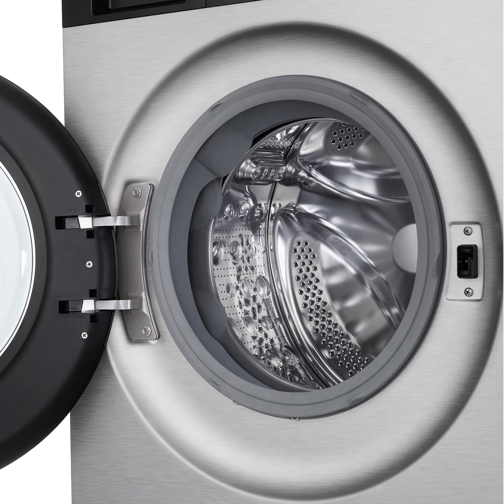 Lavadora carga frontal - LG F2X50S8TSC, 8 kg, 1200 rpm, 12 programas, Fondo reducido, Inox