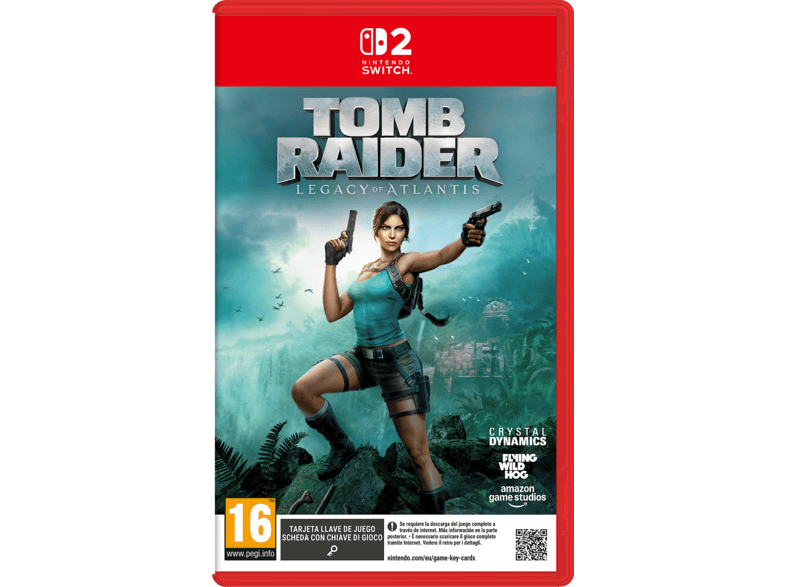 Nintendo Switch 2 Tomb Raider: Legacy of Atlantis (Game Key Card)