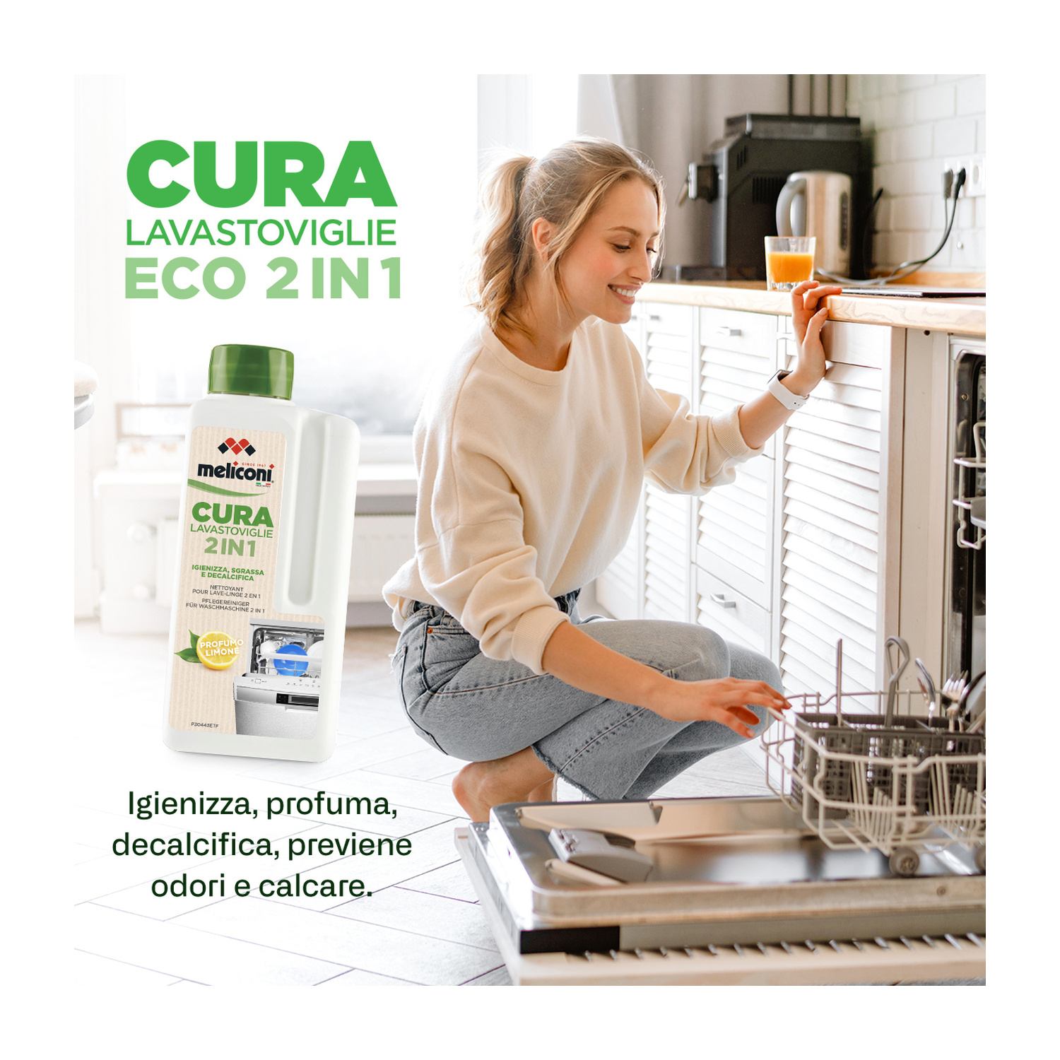 DETERGENTE MELICONI CURA LAVASTOV. LIQ 2IN1 