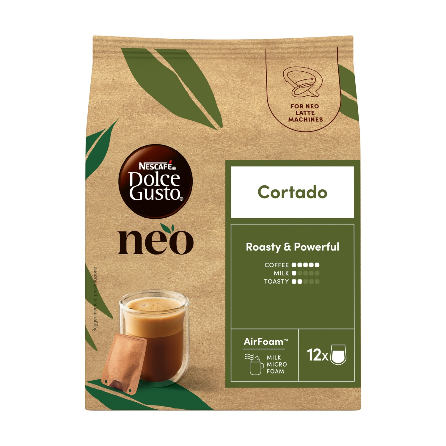 NESCAFE' DOLCE GUSTO Caffè in capsule NEO CORTADO, Nescaffè dolce gusto, 0,348 kg