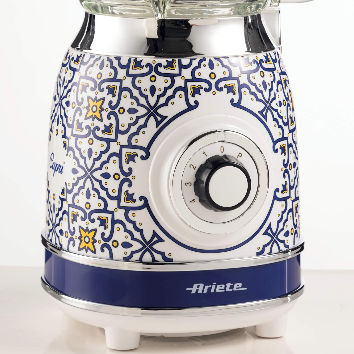 FRULLATORE ARIETE FRULLATORE CAPRI, Potenza 1000 W, Caraffa da 1.5 l, 4 velocità, Glass, Stainless steel, MULTICOLORE