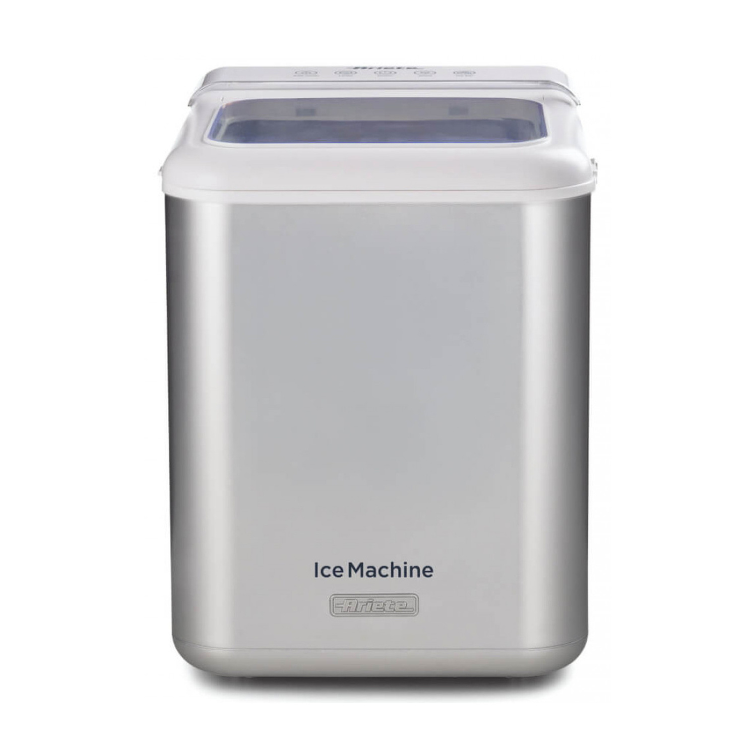 MACCHINA PER IL GHIACCIO  ARIETE ICE MAKER, Potenza massima 170 W, Recipiente da 1,4 l, 1 velocità, Coperchio trasparente, SILVER