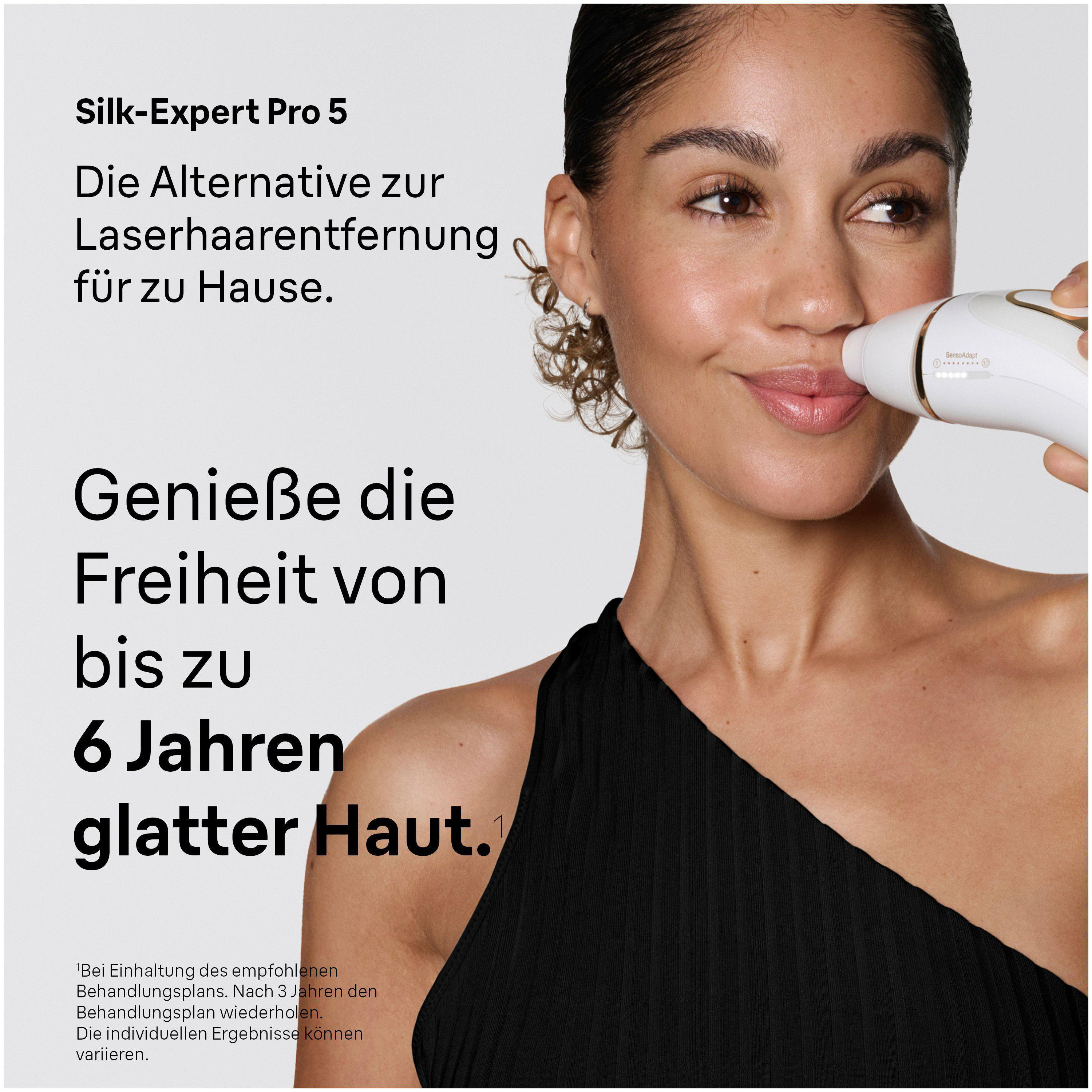 BRAUN Silk-expert Pro IPL PL5210 Epilierer Weiß/Gold