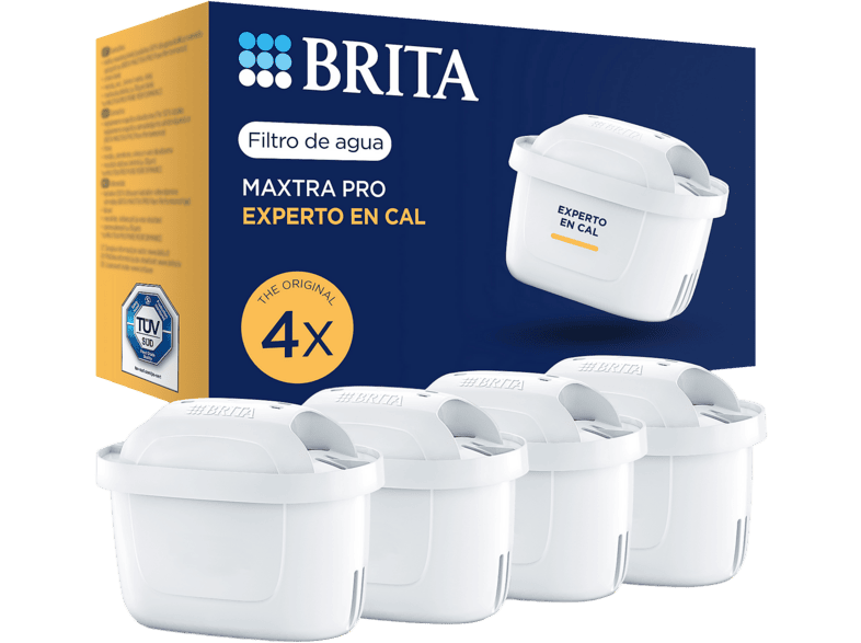 Filtros de agua – BRITA MAXTRA PRO Experto en Cal Pack 4, reducción avanzada cal, compatibles con jarras