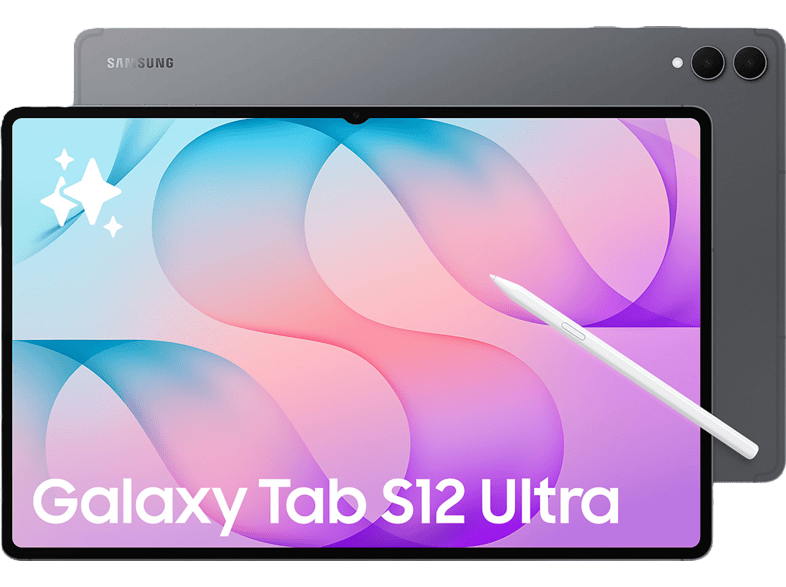 Tablet - Samsung Galaxy Tab S12 Ultra, 5G, 14.6" WQXGA+, 12 GB RAM, 512 GB, Gris, con S Pen