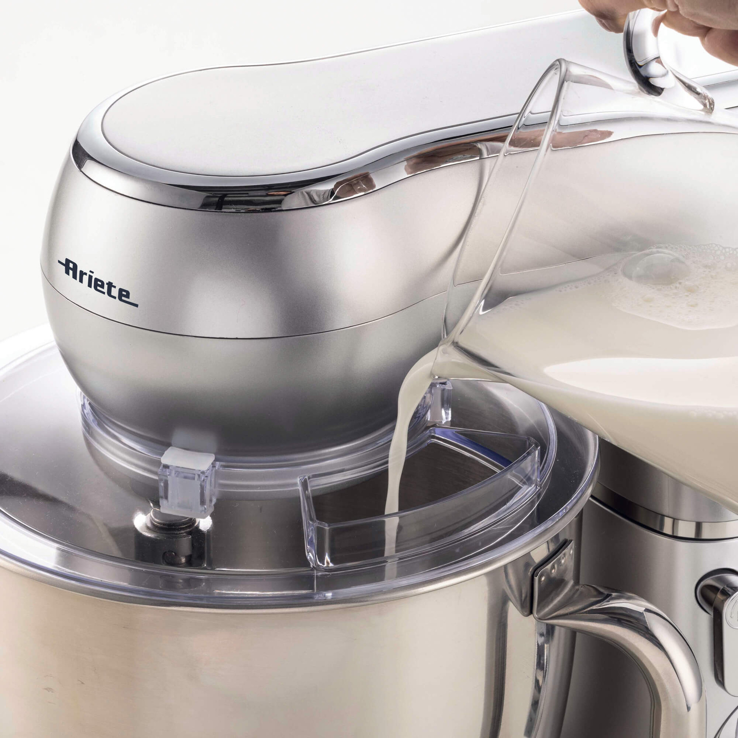 ARIETE IMPASTATRICE GOURMET  IMPASTATRICE PLANETARIA, 1300 W, capacità ciotola 5,2 l, Silver