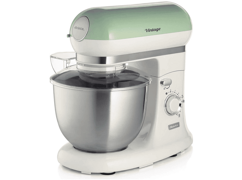 ARIETE IMPASTATRICE VINTAGE PLANETARIA, 1200 W, capacità ciotola 5,5 l, Verde