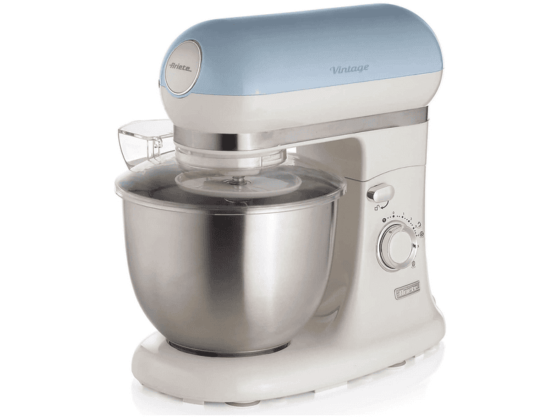 ARIETE IMPASTATRICE VINTAGE PLANETARIA, 1200 W, capacità ciotola 5,5 l, Celeste