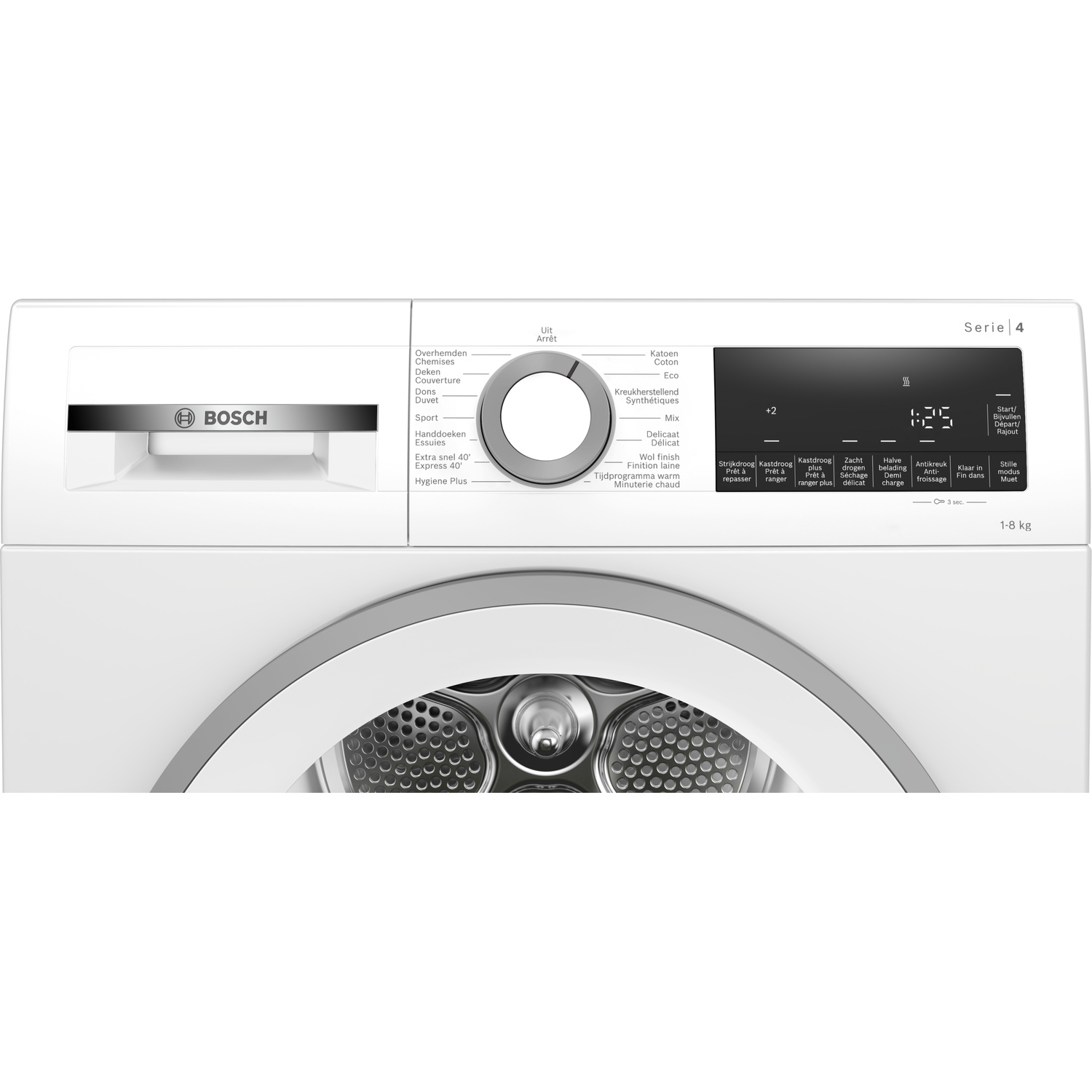 BOSCH WQA23303FG - Sèche-linge à pompe à chaleur - 8 kg - 62 dB - Classe énergétique C