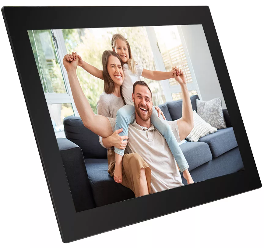 AGFA APF1000WIFI digitális képkeret 10" videó, hang, mozgásérzékelő, 32gb, Frameo, üveg, fekete