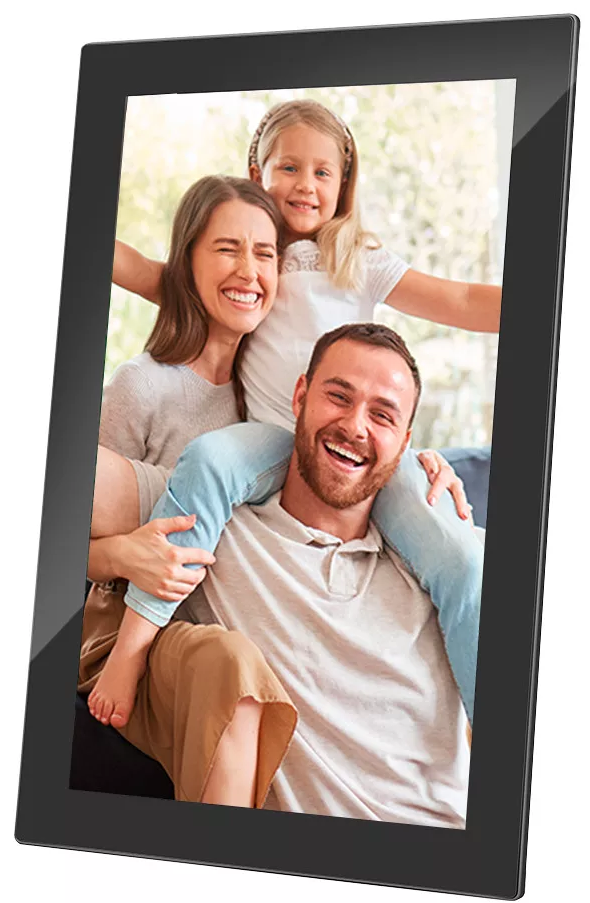 AGFA APF1000WIFI digitális képkeret 10" videó, hang, mozgásérzékelő, 32gb, Frameo, üveg, fekete