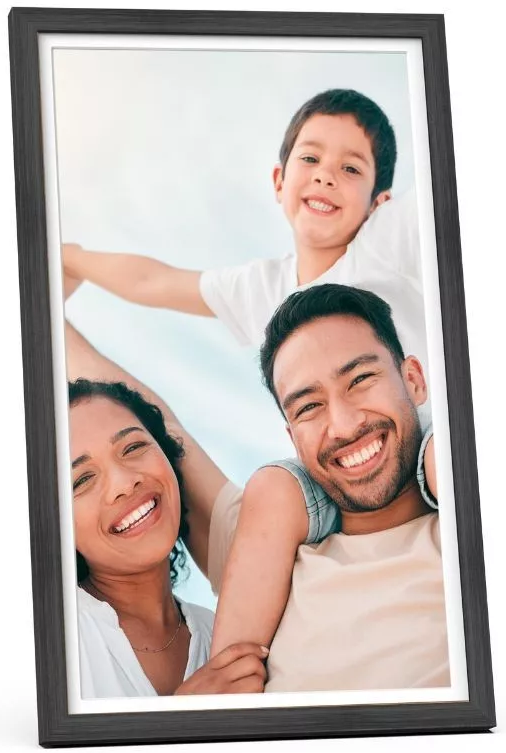 AGFA APF2400WIFI digitális képkeret 24" videó, hang, 32gb, Frameo, fekete