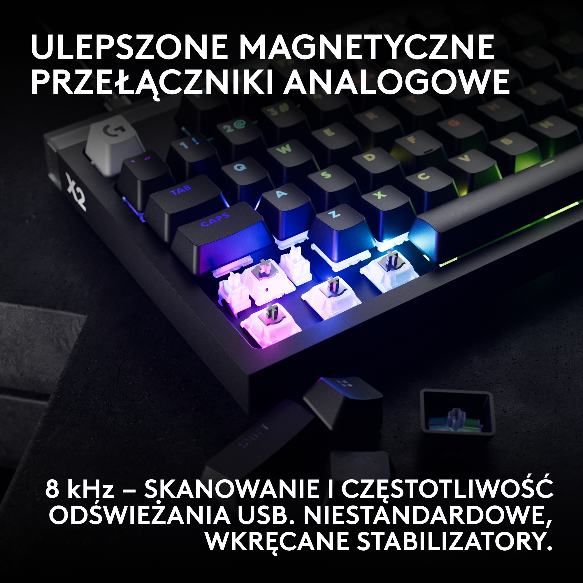 Klawiatura LOGITECH Pro X2 Rapid Czarny